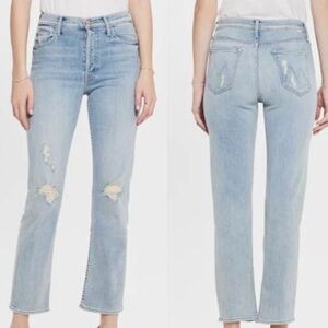 MOTHER size 27 the tomcat blast from the past distressed jeans